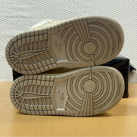 Jordan 1 Mid SE Craft Toddler Shoes 7C | Beige White DQ3725-100 - Picture 3 of 6